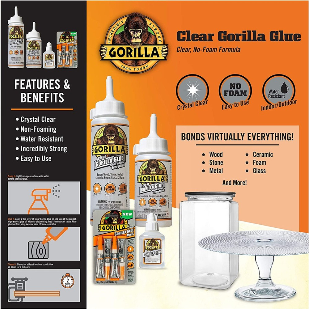 Gorilla Glue, Inc Gorilla 4500102 Gorilla Clear Glue