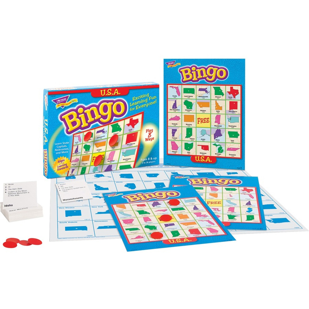 TREND Enterprises Inc. Trend 6137 Trend U.S.A. Bingo Game