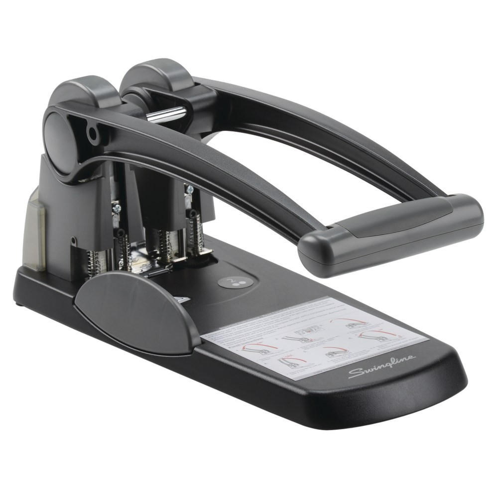 ACCO BRANDS USA, LLC Swingline A7074192  Extra-High Capacity 2-Hole Paper Punch, 300 Sheets, Black/Gray