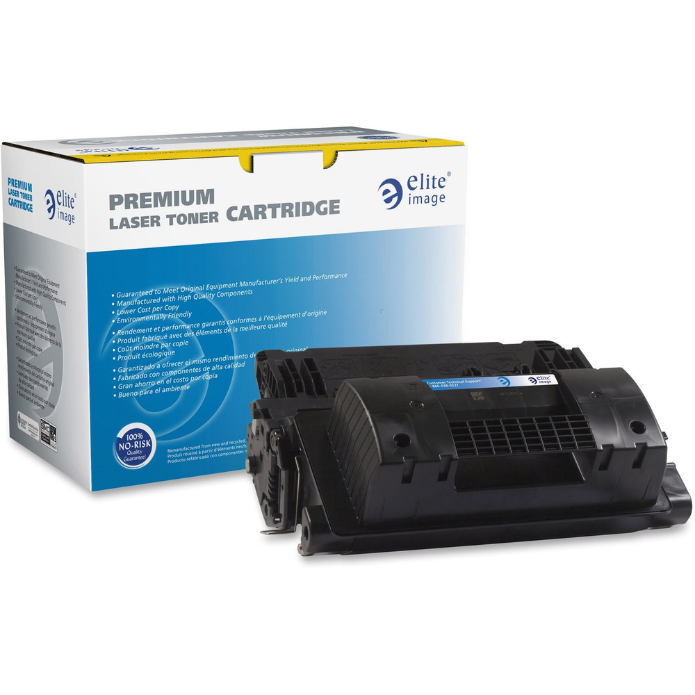 Elite Image 76125 Elite Image Remanufactured High Yield Laser Toner Cartridge - Alternative for HP (81X) (81X) - Black - 1 Each