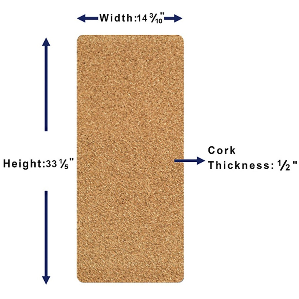 Lorell 18327 Lorell Do-it-Yourself Frameless Corkboard