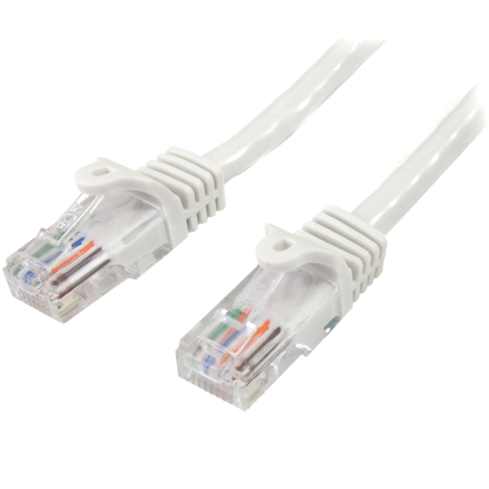 STARTECH.COM 45PATCH3WH  Snagless Cat 5e UTP Patch Cable, 3ft, White