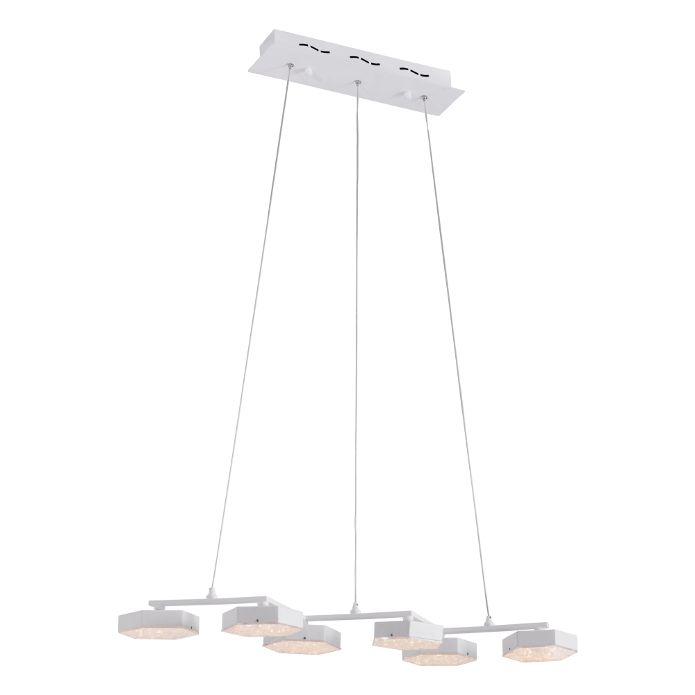 ZUO MODERN 56031  Dunk Ceiling Lamp, 29-1/2inW, White Shade/White Base
