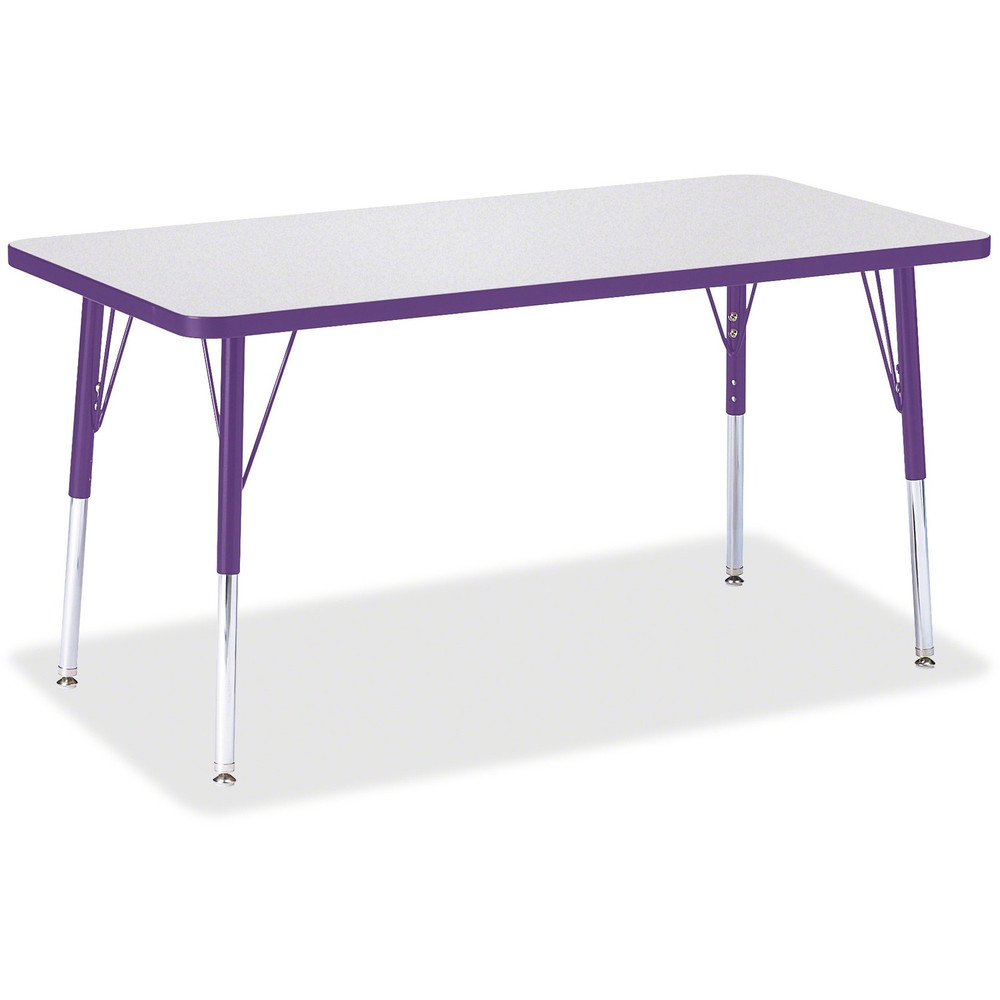 Jonti-Craft, Inc Jonti-Craft 6403JCA004 Jonti-Craft Berries Adult Height Color Edge Rectangle Table