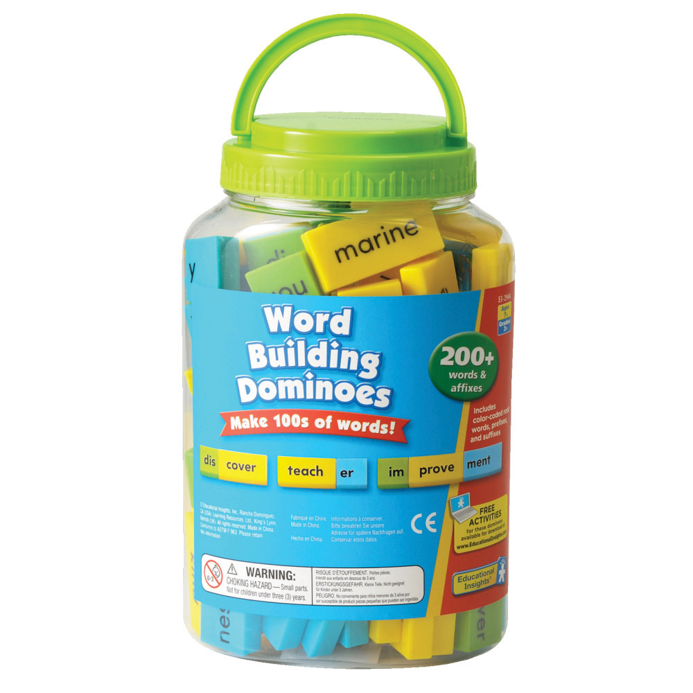EDUCATIONAL INSIGHTS EI-2944 Learning Resources Word Building Dominoes Set