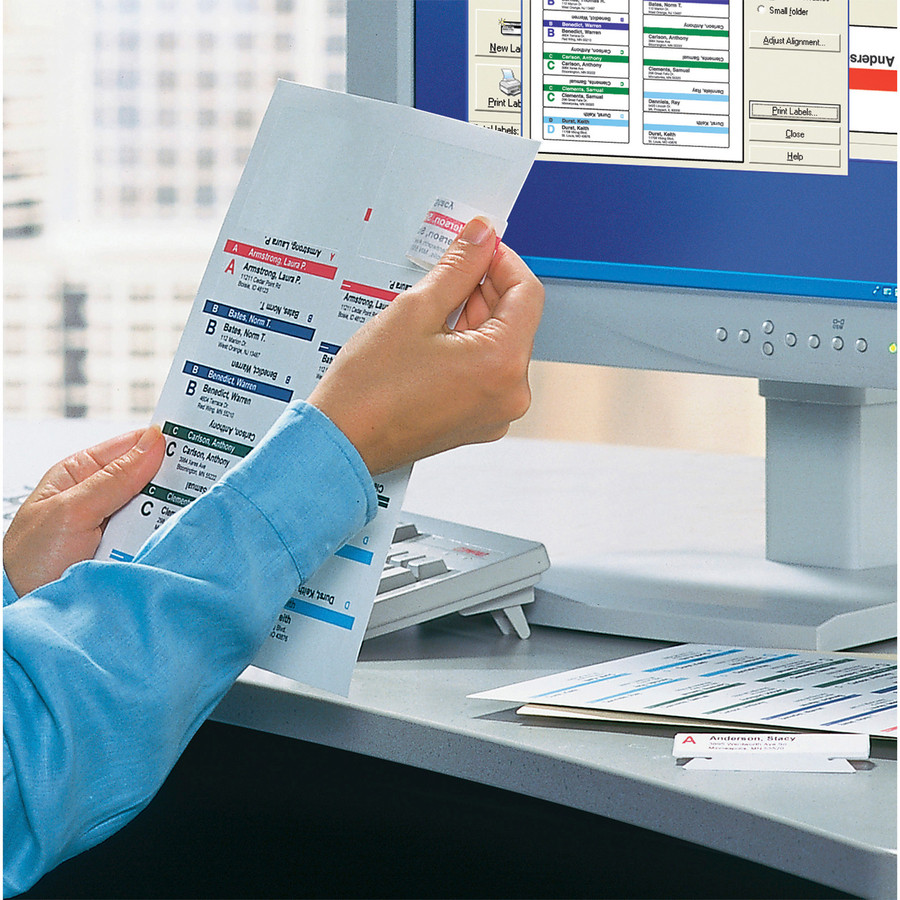 Smead Manufacturing Company Smead 64905 Smead Viewables Premium 3D hanging Folder Tabs and Labels