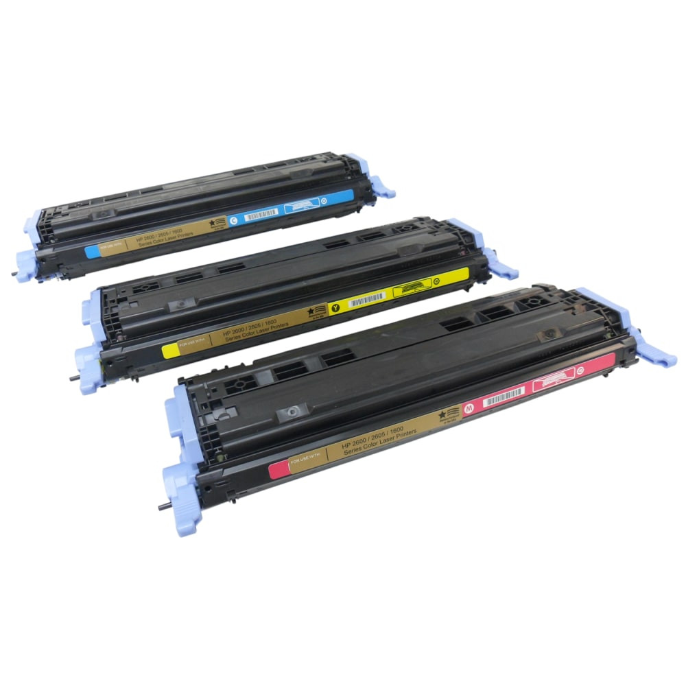 IMAGE PROJECTIONS WEST, INC. IPW 54T-57A-ODP  Preserve Remanufactured Cyan; Magenta; Yellow Toner Cartridge Replacement For HP 124A, CE257A, Pack Of 3, 54T-57A-ODP