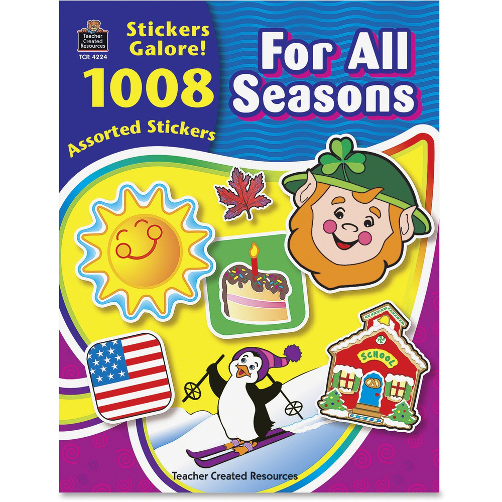 Teacher Created Resources 4224 Teacher Created Resources For All Seasons Sticker Book