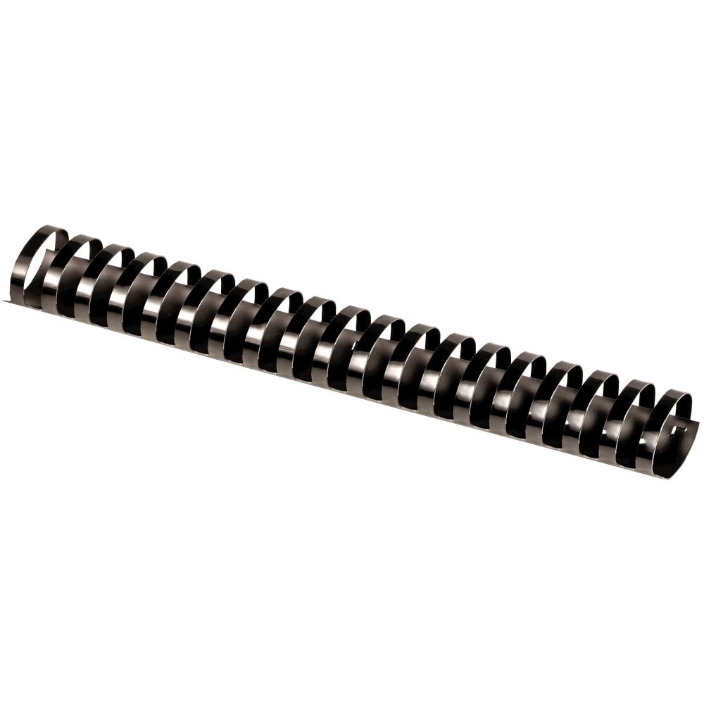 FELLOWES INC. Fellowes 52066  19-Ring Plastic Comb Binding, 1.5in x 11in x 1.5in, Black, Pack Of 10