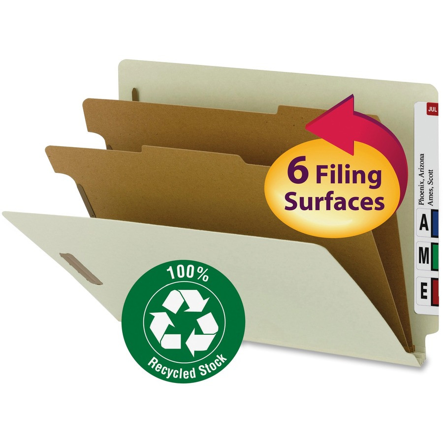 Smead Manufacturing Company Smead 26802 Smead Letter Recycled Classification Folder
