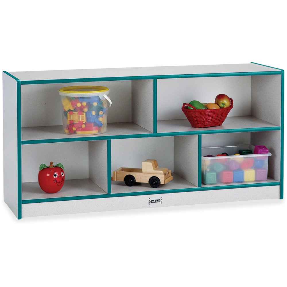 Jonti-Craft, Inc Jonti-Craft 0392JCWW005 Jonti-Craft Rainbow Accents Low Open Single Storage Shelf