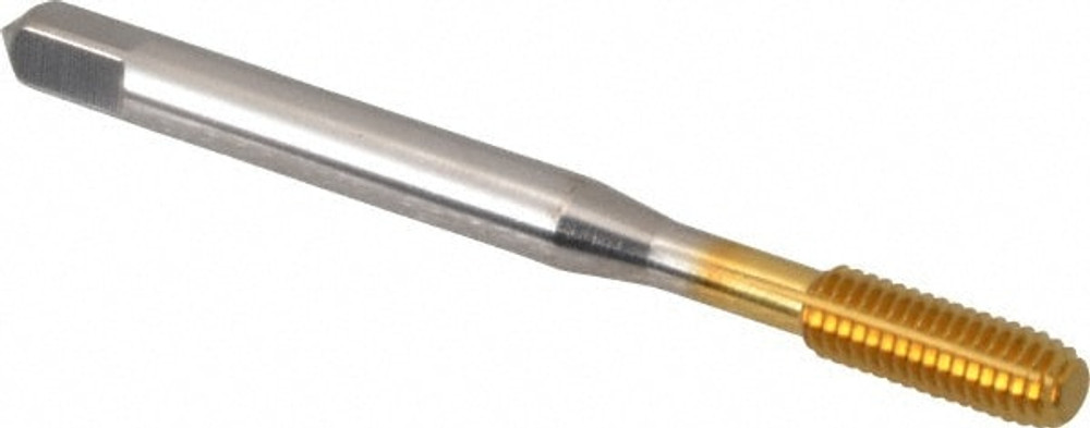 Balax 12187-01T Thread Forming Tap: #10-32 UNF, Bottoming, High Speed Steel, TiN Coated