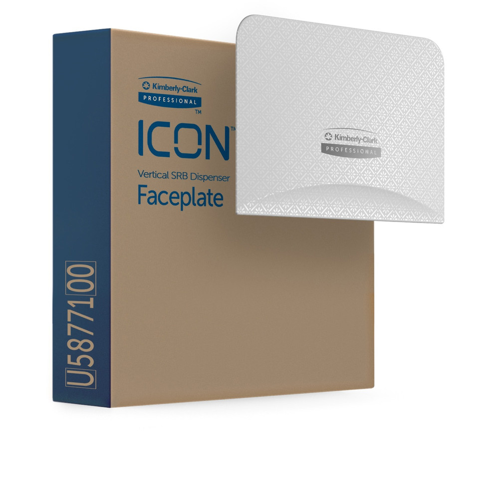 Kimberly-Clark Corporation Kimberly-Clark Professional 58771 Kimberly-Clark Professional ICON Standard Roll Vertical Toilet Paper Dispenser Faceplate