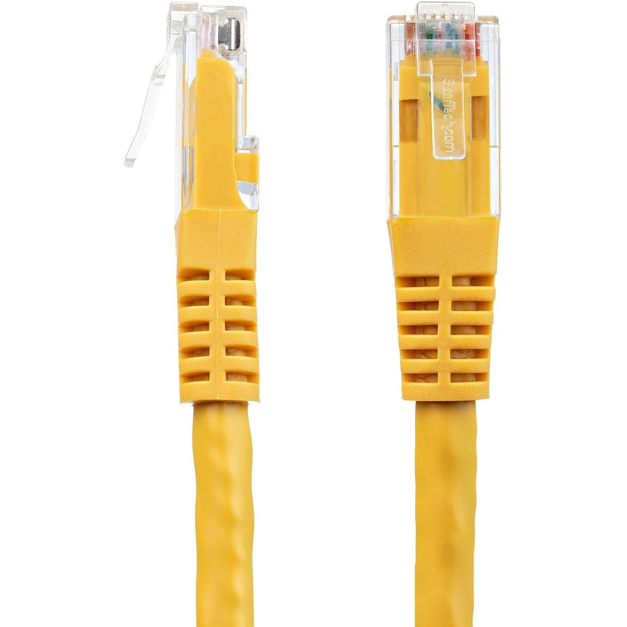StarTech.com C6PATCH7YL StarTech.com 7ft CAT6 Ethernet Cable - Yellow Molded Gigabit - 100W PoE UTP 650MHz - Category 6 Patch Cord UL Certified Wiring/TIA