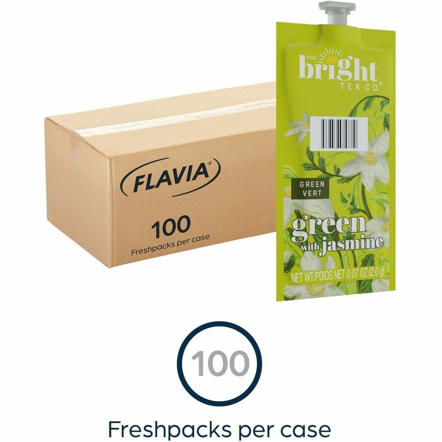 Lavazza North America The Bright Tea Co. 48023 The Bright Tea Co. Jasmine Green Tea Freshpack