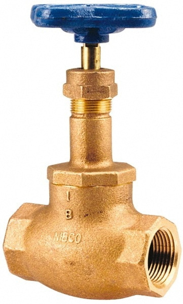 NIBCO NL2K002 1/8" Pipe, Threaded Ends, Bronze Integral Globe Valve