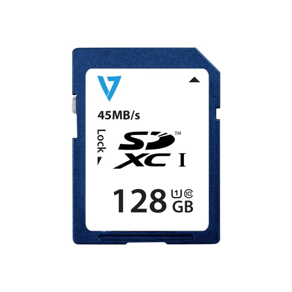 V7 VASDX128GUHS1R-2N  SDXC 128GB Memory Card