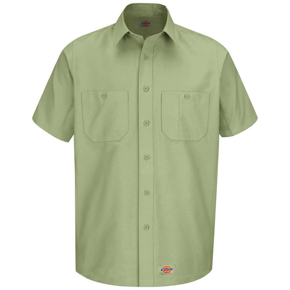 Dickies WS20KH SSL XXL Shirts; Garment Style: Short Sleeve ; Garment Type: General Purpose ; Size: 2X-Large ; Material: Cotton; Polyester ; Chest Size (Inch): 50-52 ; Material Weight (oz.): 5.2500