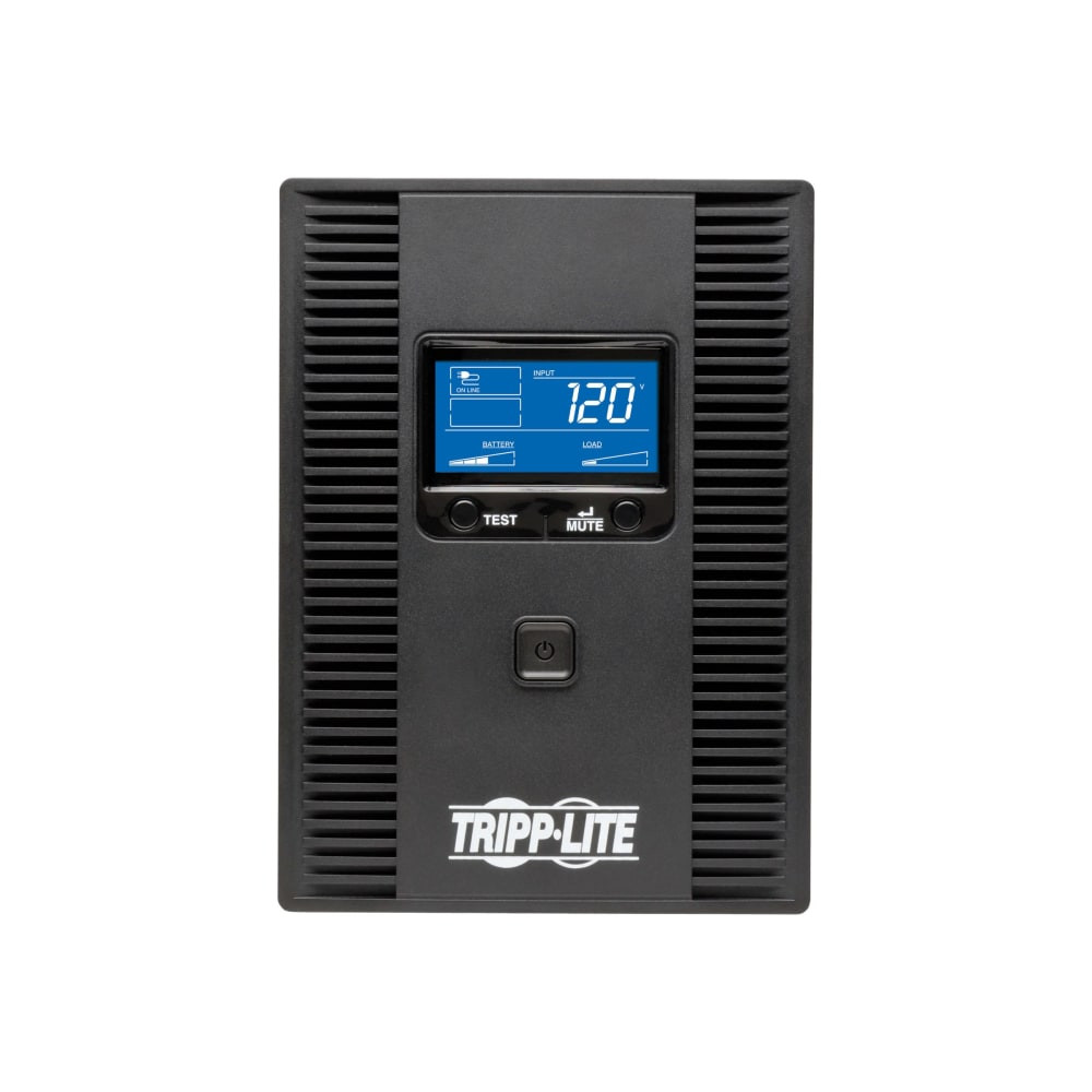 TRIPP LITE SMART1300LCDT  UPS Smart 1300VA 720W Tower LCD Battery Back Up AVR Coax RJ45 USB - UPS - AC 120 V - 720 Watt - 1300 VA - USB - output connectors: 8