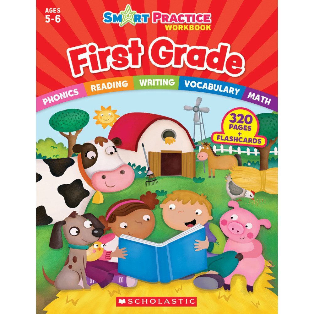 Help your youngster practice essential learning skills with this workbook and flash card set  Helps children develop essentials skills, including reading, grammar, writing, vocabulary, math and more.  Designed with age-appropriate activities to keep your child engaged.  Meets Common Core standards.  Includes 48 flash cards for quick vocabulary exercises.