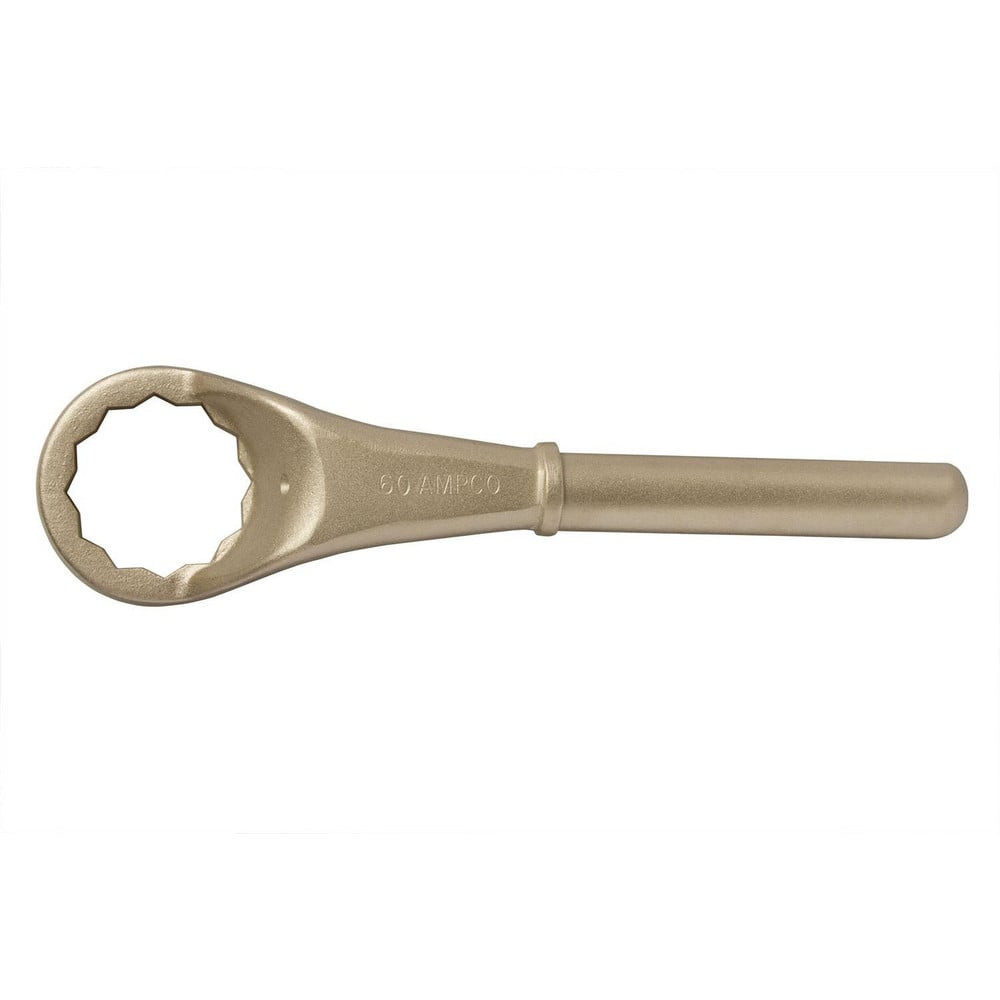 Ampco 4816 Box Wrenches; Wrench Type: Box ; Size (mm): 41 ; Double/Single End: Single ; Wrench Shape: S-Shape ; Material: Aluminum; Bronze ; Non-sparking: Yes