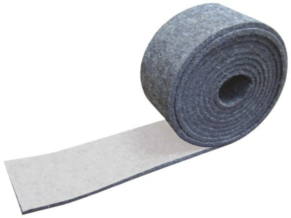 MSC 1/4X1.5X5'ADHF7 1/4 Inch Thick x 1-1/2 Inch Wide x 5 Ft. Long, Felt Stripping