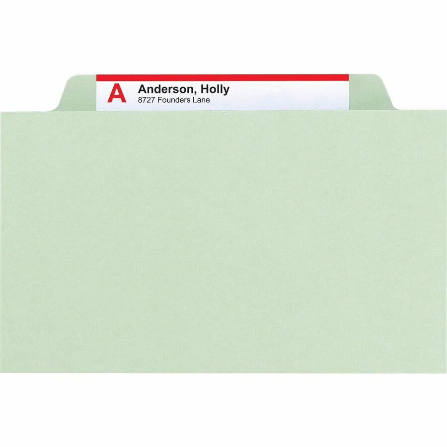 Smead Manufacturing Company Smead 14091 Smead SafeSHIELD 3-Divider Classification Folders