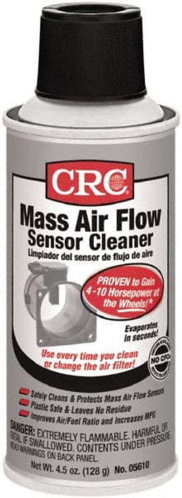 CRC 1003827 Mass Air Flow Sensor Cleaner: 4.5 oz, Aerosol Can