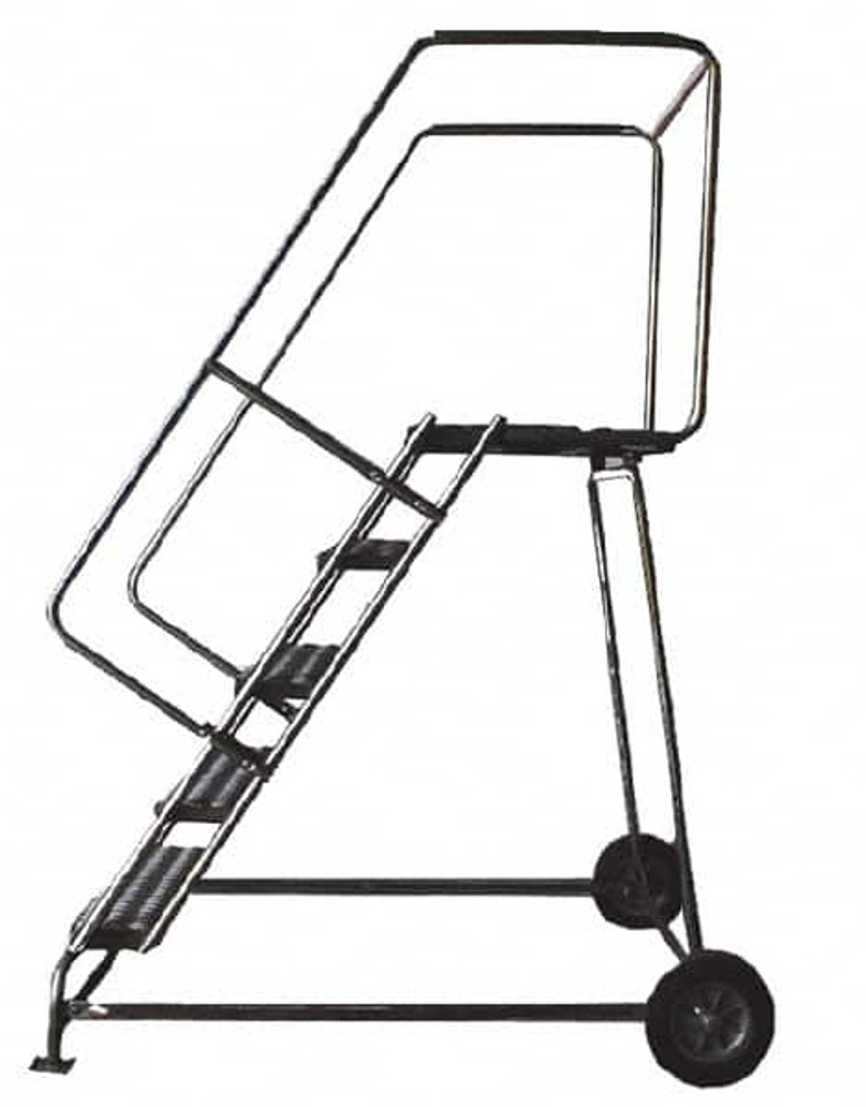 Ballymore ALWB1030 Aluminum Rolling Ladder: 10 Step