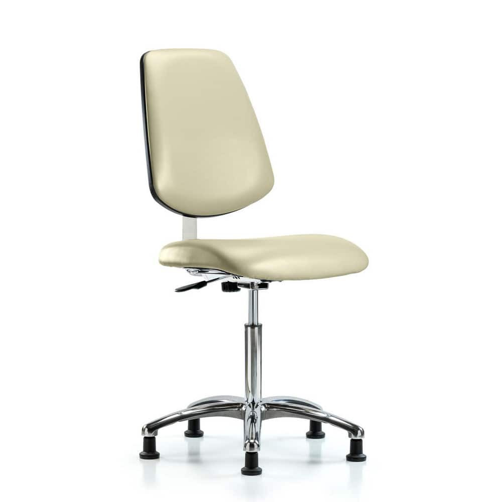 Blue Ridge Ergonomics MSC40404 Task Chair: Vinyl, Adobe White