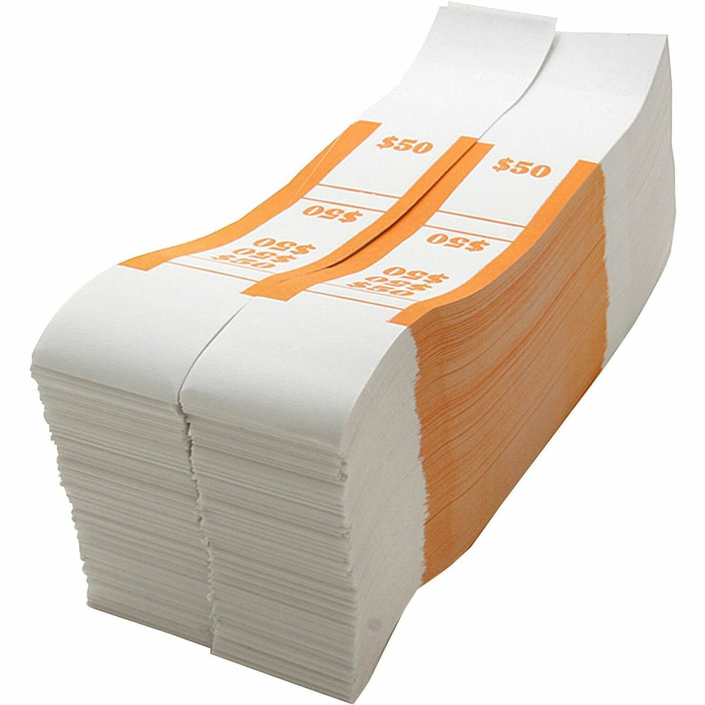 Sparco Products Sparco BS50WK Sparco White Kraft ABA Bill Straps