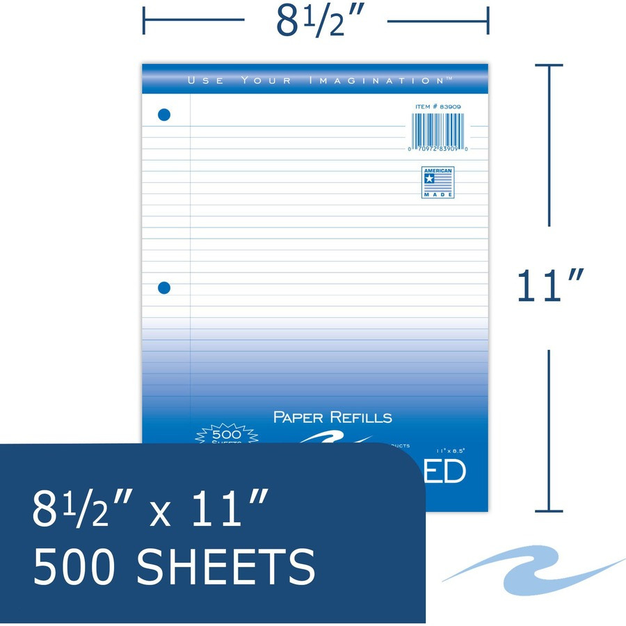 Roaring Spring Paper Products Roaring Spring 83909cs Roaring Spring College Ruled Filler Paper