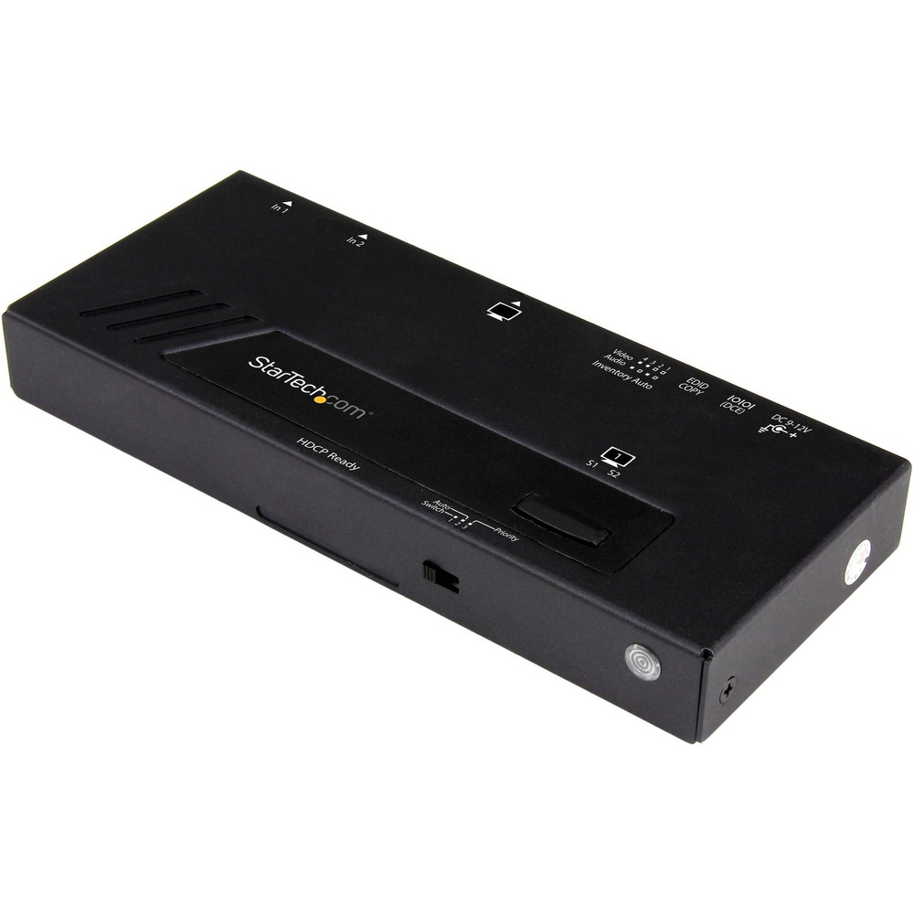 StarTech.com VS221HD4KA StarTech.com 2-Port HDMI Automatic Video Switch - 4K 2x1 HDMI Switch with Fast Switching, Auto-Sensing and Serial Control