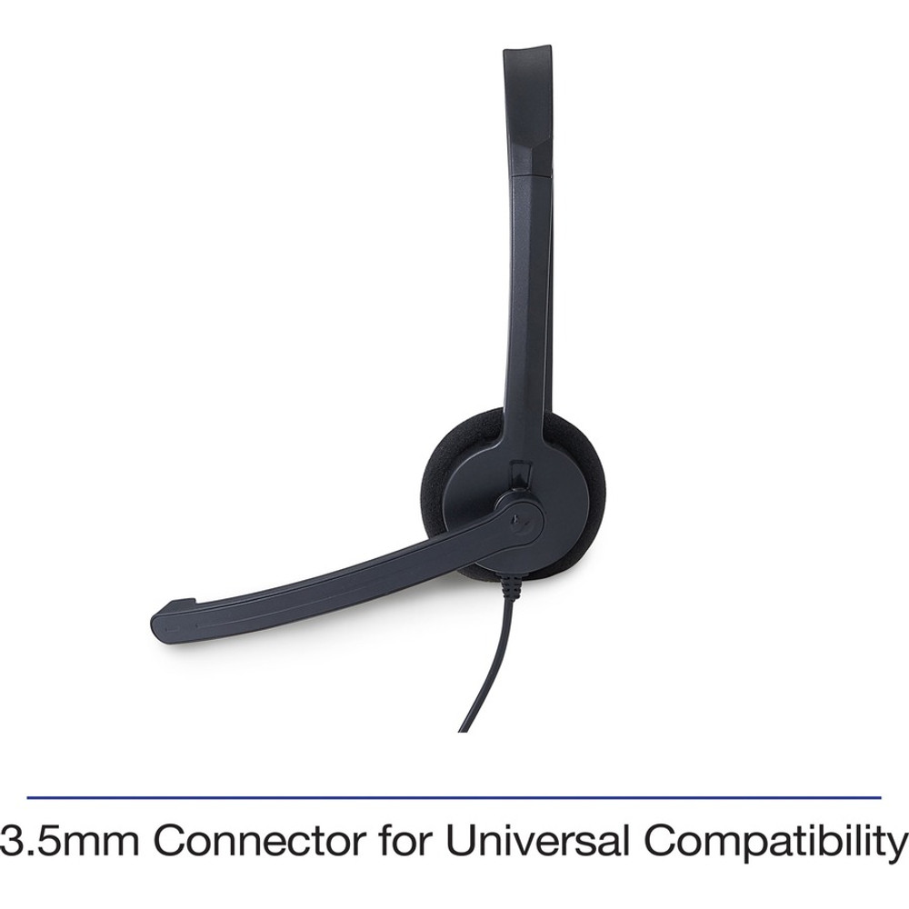 Verbatim America, LLC Verbatim 70722 Verbatim Mono Headset with Microphone and In-Line Remote