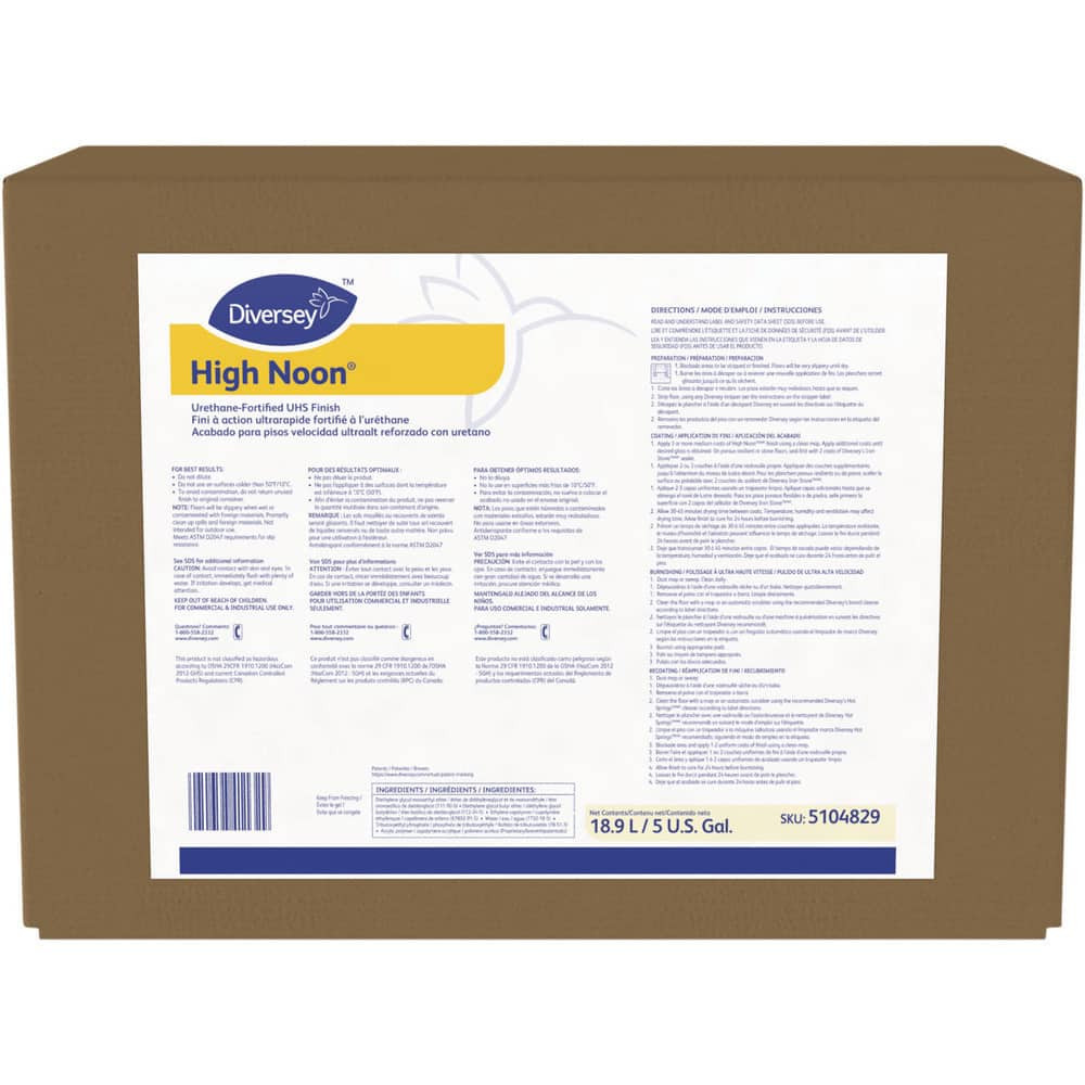 Diversey DVS5104829 Floor Cleaners, Strippers & Sealers; Product Type: Floor Finisher ; Container Type: Box ; Container Size (Gal.): 5.00