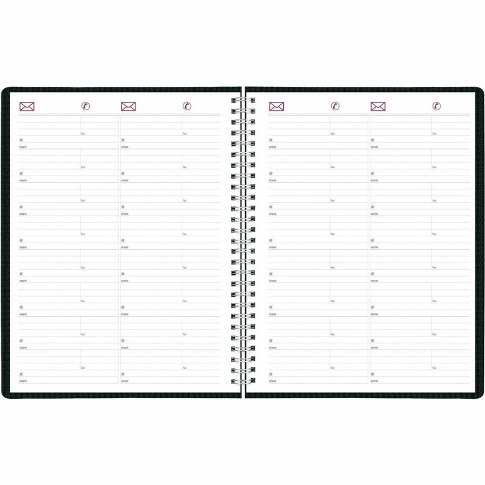 Dominion Blueline, Inc Brownline CB950VBLK Brownline DuraFlex Weekly Planner