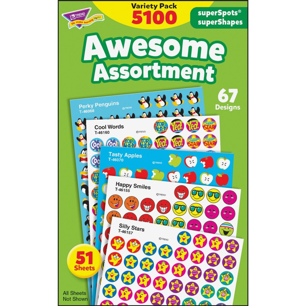 TREND Enterprises Inc. Trend T46826 Trend Awesome Assortment Stickers