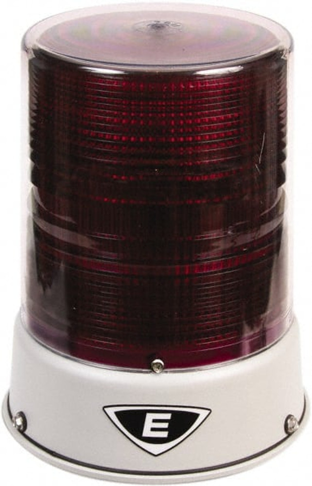 Edwards Signaling 94PLEDMM120AB Flashing & Steady Light: Magenta, Pipe Mount, 120VAC