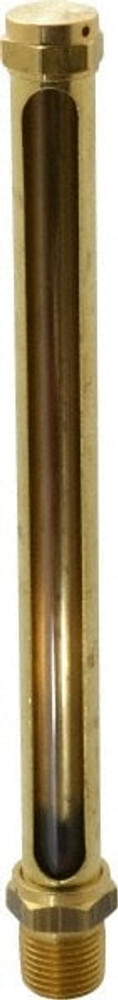 LDI Industries G323-4 7-1/2 Inch Long Sight, 1/2 Inch Thread Size, Buna-N Seal Straight to Male Thread, Vented Oil-Level Indicators and Gauge