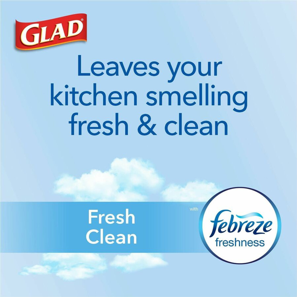 The Clorox Company Glad 70320CT Glad ForceFlexPlus Tall Kitchen Drawstring Trash Bags