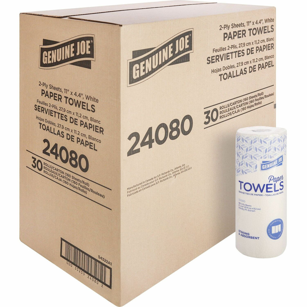 Genuine Joe 24080 Genuine Joe Kitchen Roll Flexible Size Towels