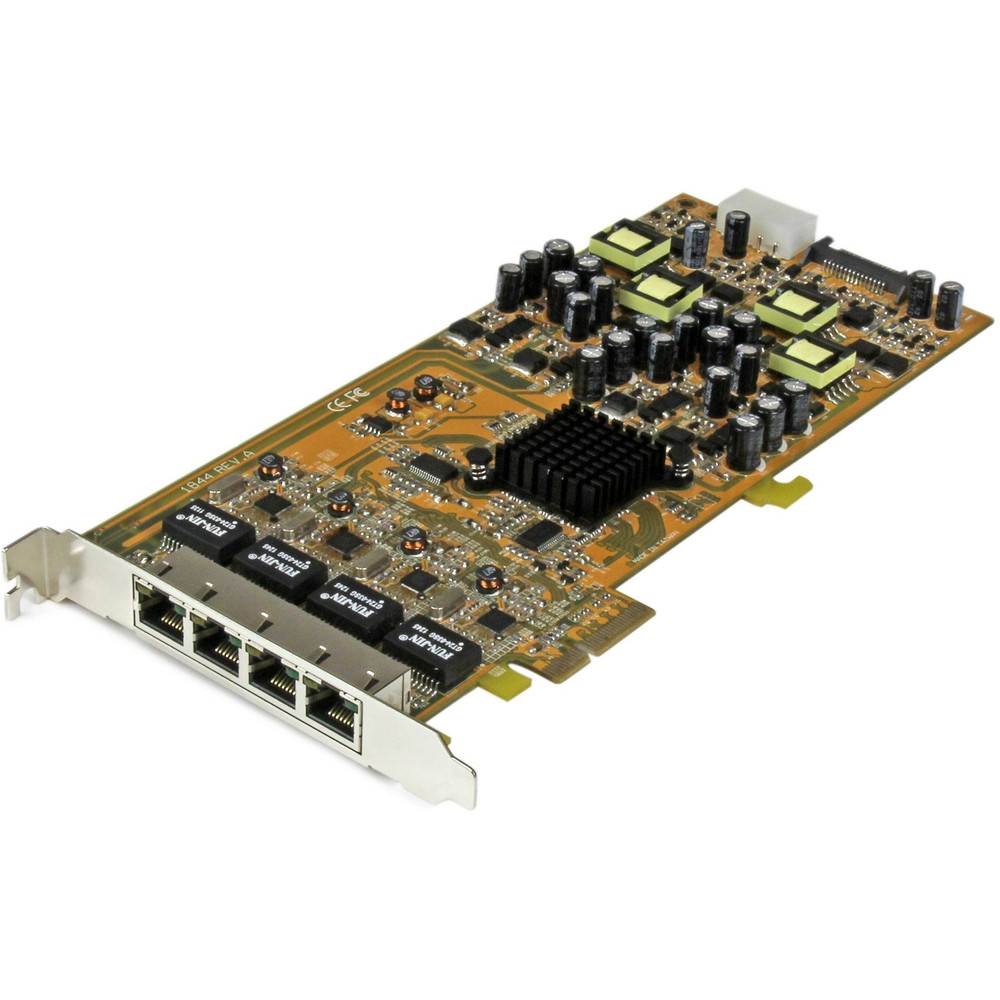StarTech.com ST4000PEXPSE StarTech.com 4 Port Gigabit Power over Ethernet PCIe Network Card - PSE / PoE PCI Express NIC