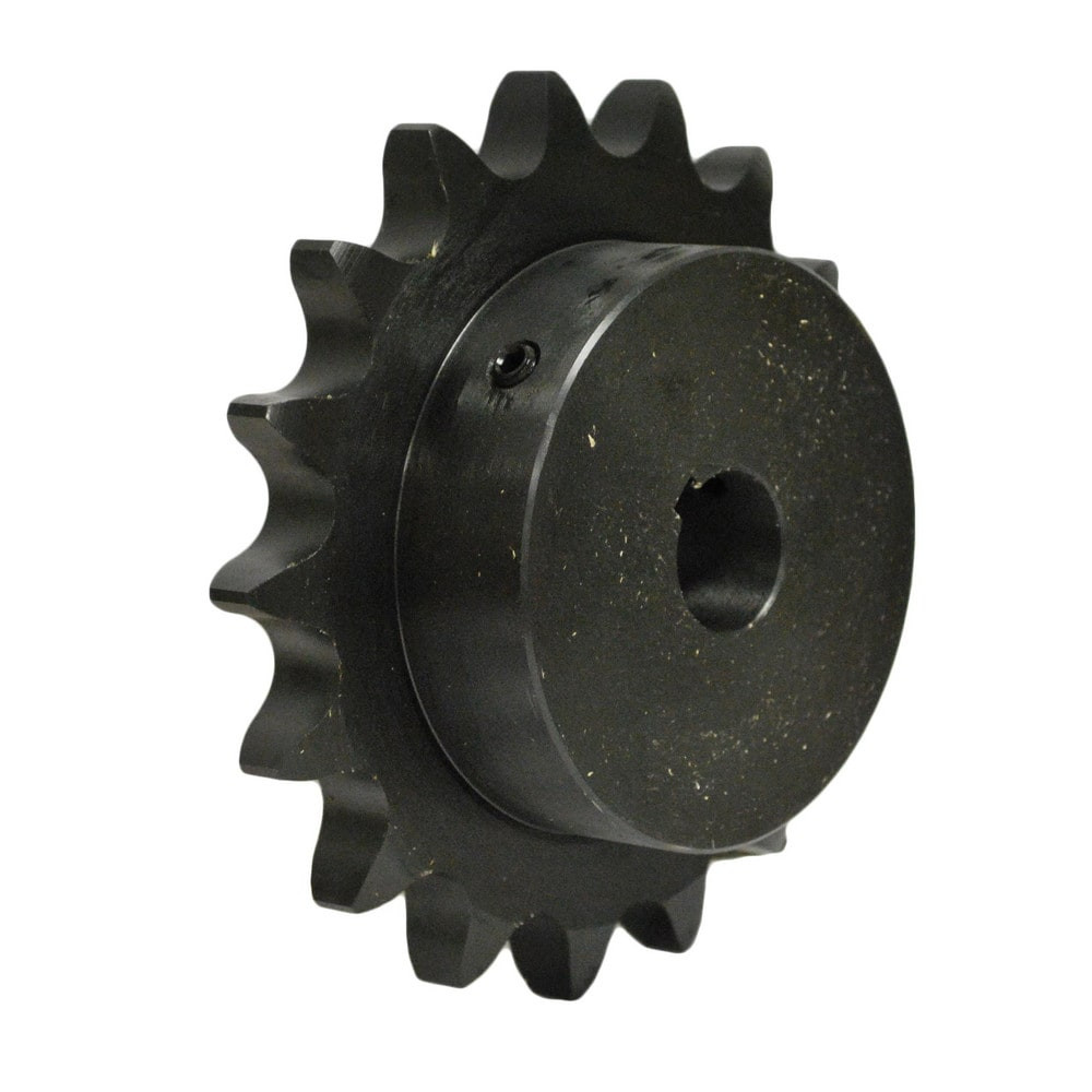 U.S. Tsubaki 60B14F-1 Finished Bore Sprocket: 14 Teeth, 3/4" Pitch, 1" Bore Dia, 2.563" Hub Dia