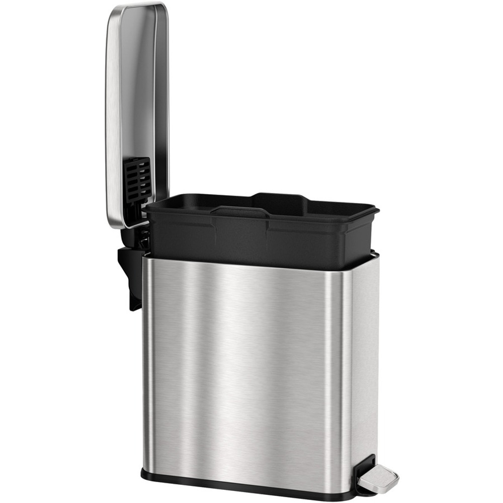 HLS Commercial HLSS03RFR HLS Commercial Fire-Rated Soft Step Trash Can