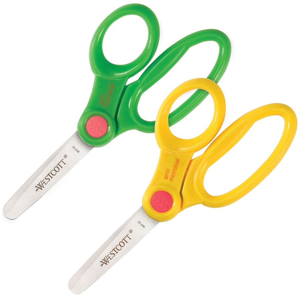 Acme United Corporation Westcott 14871 Westcott 5" Antimicrobial Kids Blunt Scissors