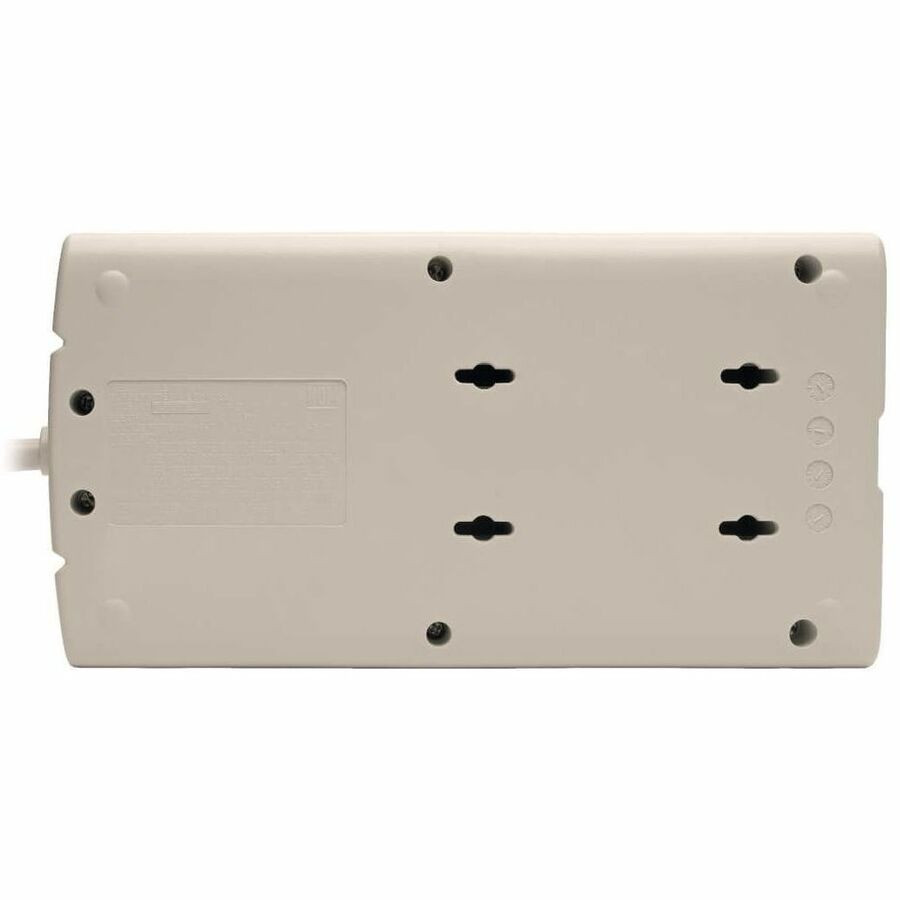 Tripp Lite by Eaton Tripp Lite series TLP808 Eaton Tripp Lite Series Protect It! 8-Outlet Surge Protector, 8 ft. Cord with Right-Angle Plug, 1440 Joules, Diagnostic LEDs, Light Gray Housing