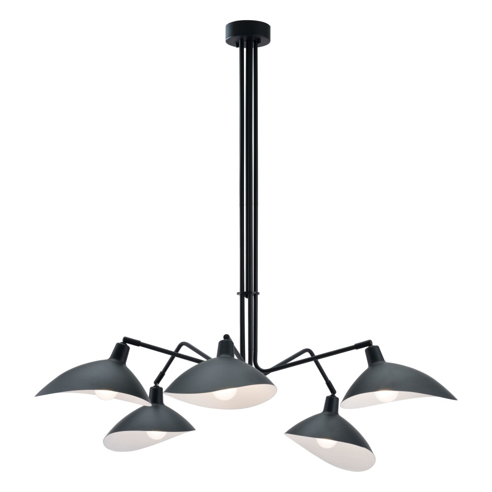 ZUO MODERN 56062  Desden Ceiling Lamp, 47-1/5inW, Black