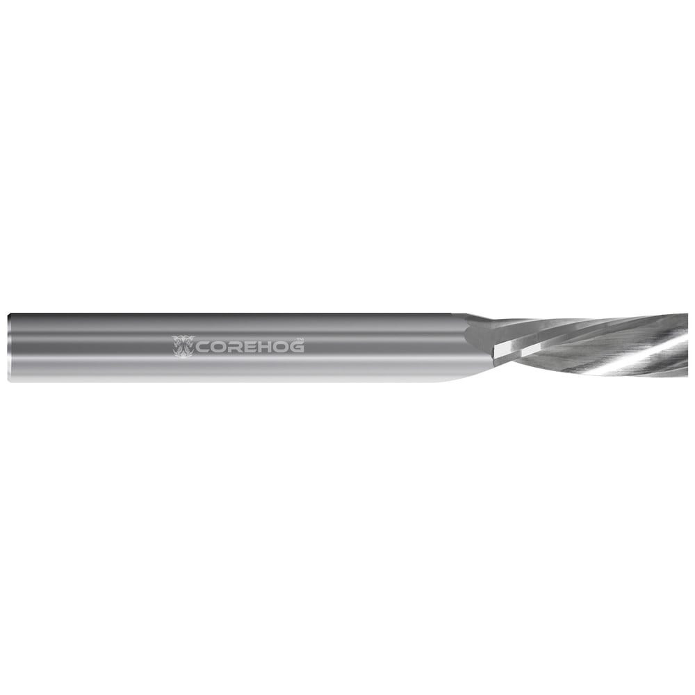 Corehog C23057 Square End Mill: 3/16" Dia, 5/8" LOC, 1 Flute, Solid Carbide