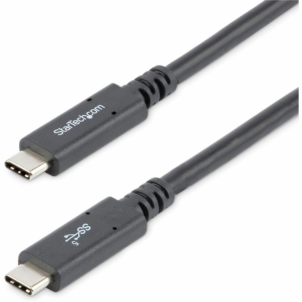 StarTech.com USB315C5C6 StarTech.com 6 ft (1.8m) USB C to USB C Cable, 5A 100W PD 3.0, Certified Works With Chromebook, USB-IF Certified, M/M, USB 3.0 (5Gbps)