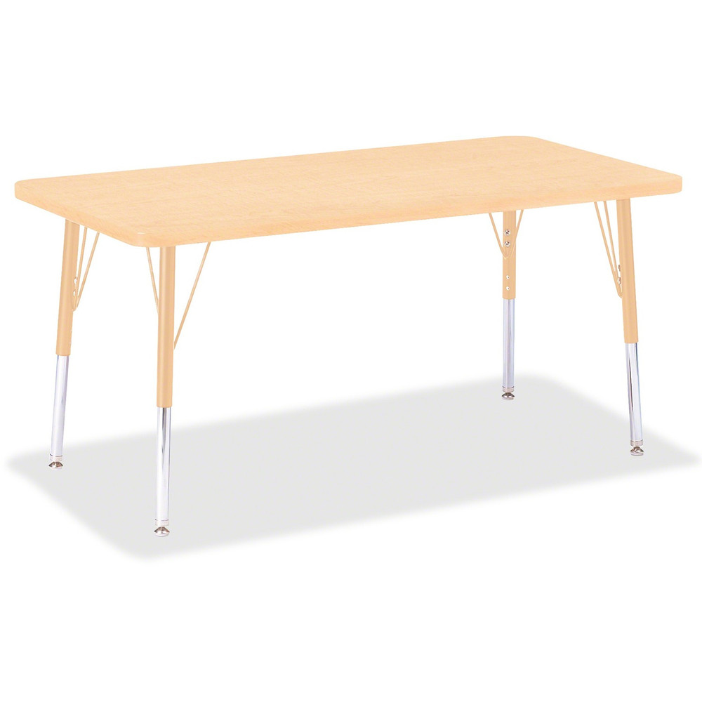 Jonti-Craft, Inc Jonti-Craft 6403JCE251 Jonti-Craft Berries Elementary Maple Laminate Rectangle Table